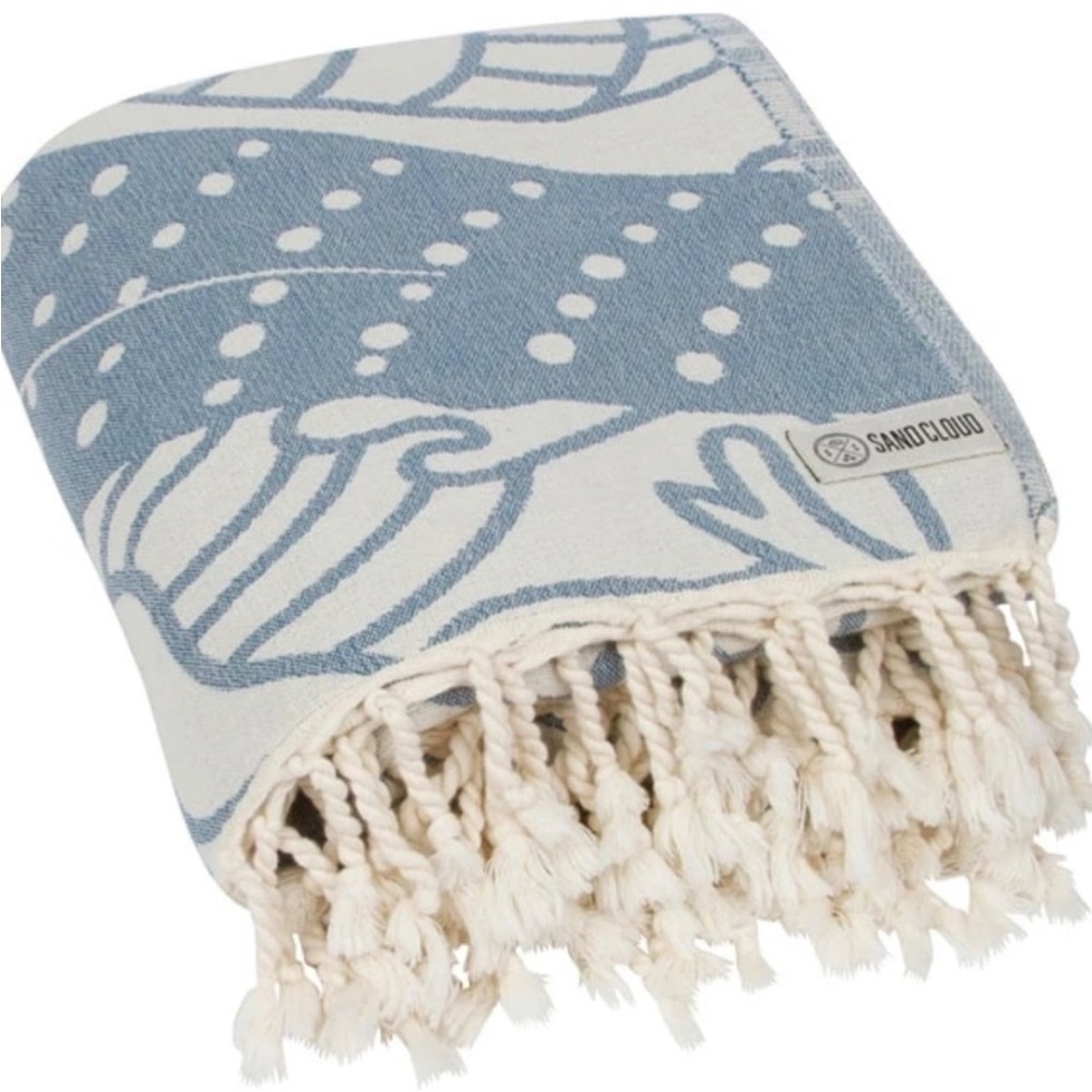 Sand Cloud Whale Shark XL Beach Towel - Picture 4 of 5
